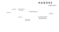 Desktop Screenshot of handke-konzept.de